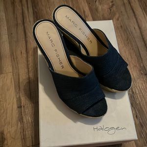 Mark fisher platform ⭐️jeans leather style.